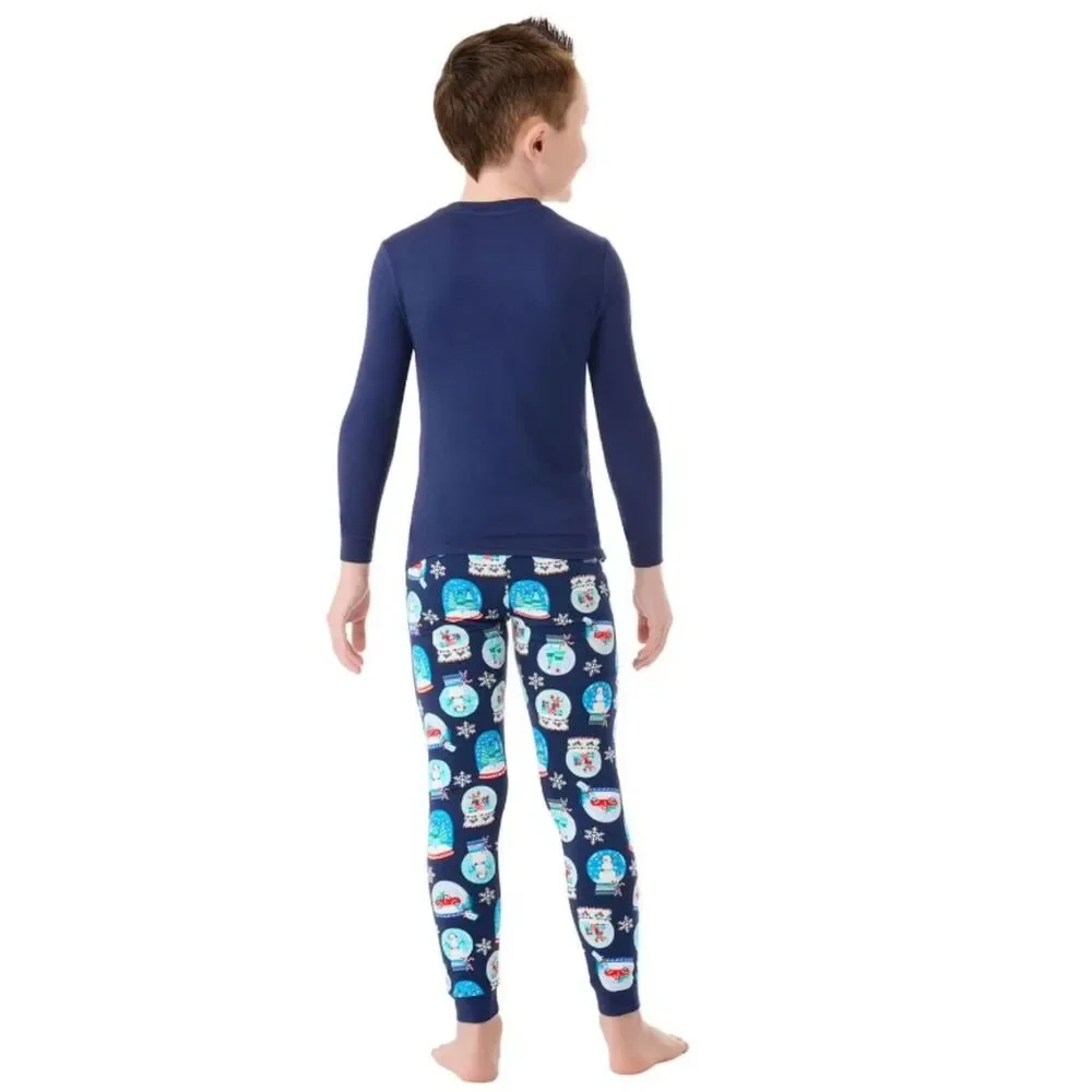 NEW Unisex Sz 8 Christmas Holiday LET IT SNOW Snug Fittting Pajama Lounge Set